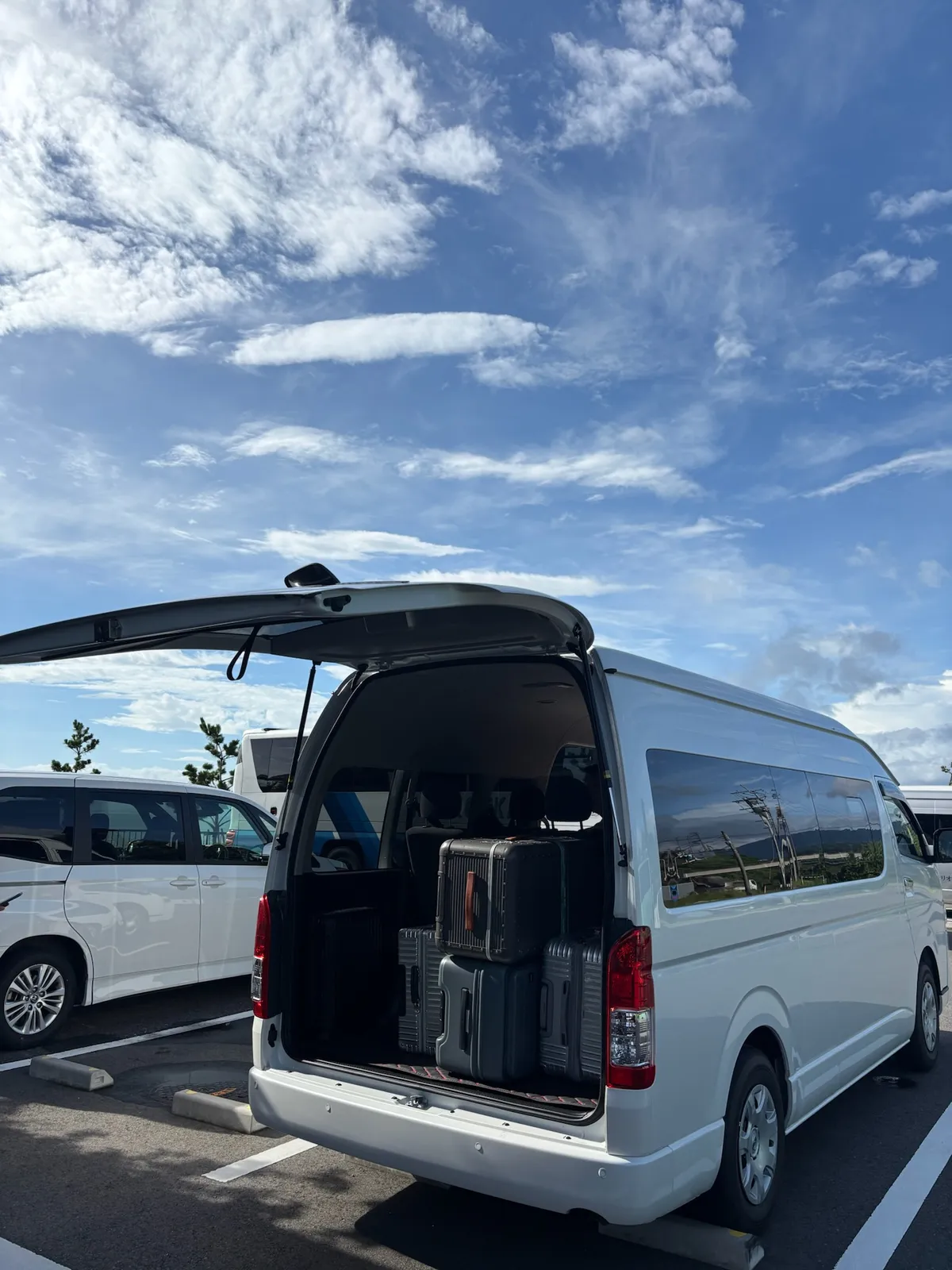 九州家庭包車行李空間實際照片