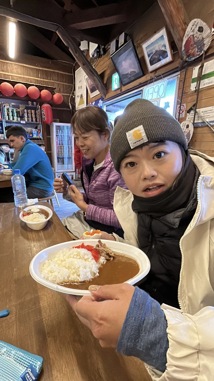 富士山山屋早餐便當與簡易餐食