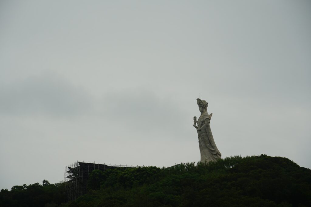 馬祖巨神像代表著馬祖人民對於媽祖信仰的虔誠