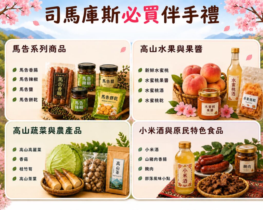 司馬庫斯必買伴手禮