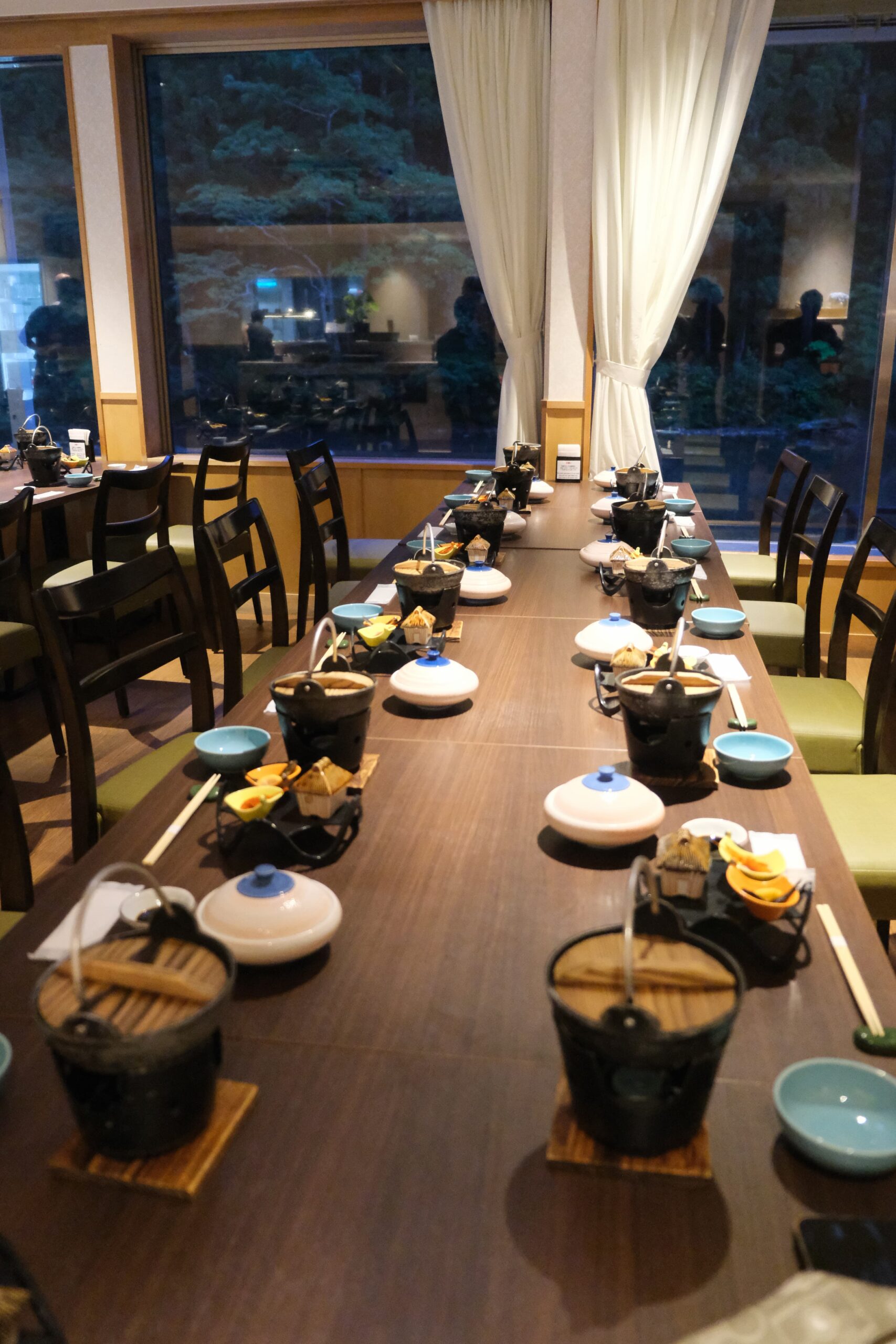 旅程中的晚餐紀錄｜餐型與菜色僅供參考。